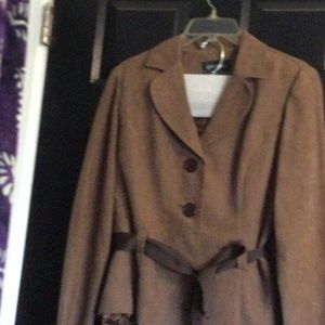 Suede jacket & Skirt